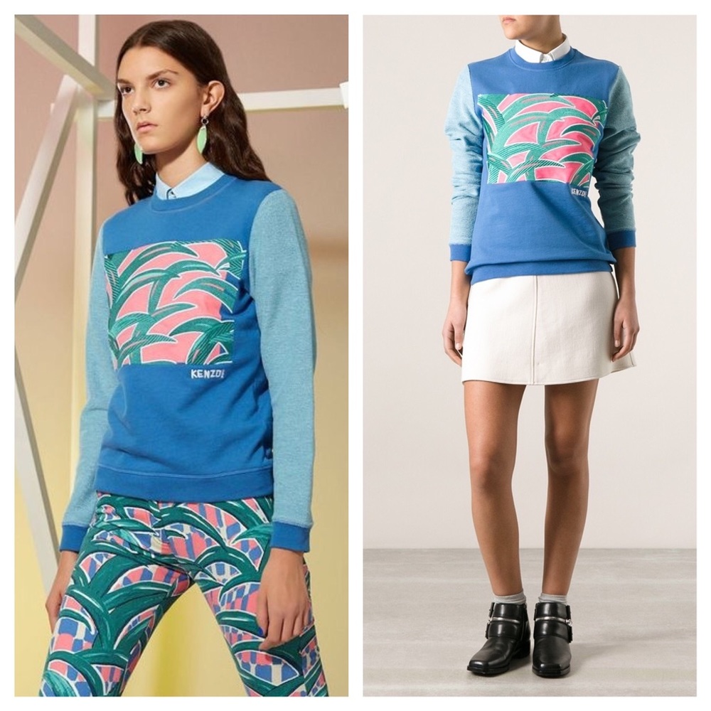 Brand new Kenzo 🌴  palm trees 🌴 knit top ☀️